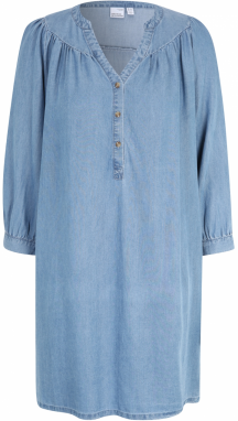 Vero Moda Tall Košeľové šaty 'BREE'  modrá denim