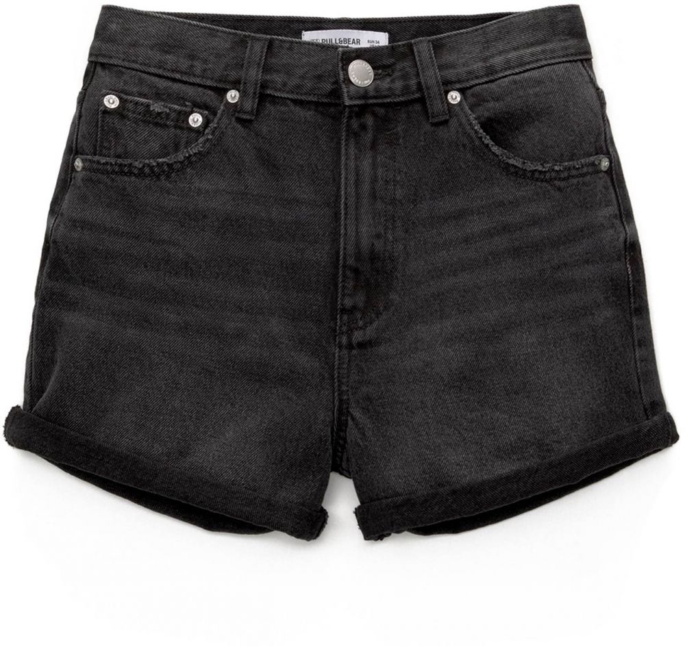 Pull&Bear Džínsy  čierny denim