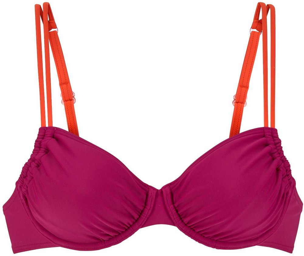 s.Oliver Bikinový top  farba lesného ovocia / oranžová