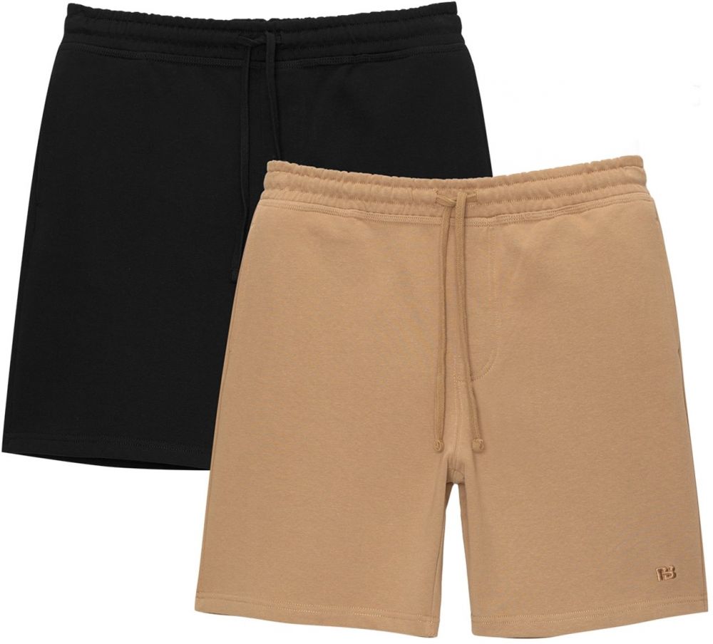 Pull&Bear Nohavice  farba ťavej srsti / čierna