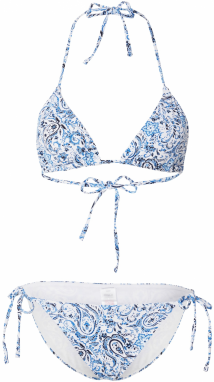 ONLY Bikiny 'MARSEILLE'  modrá / čierna / biela