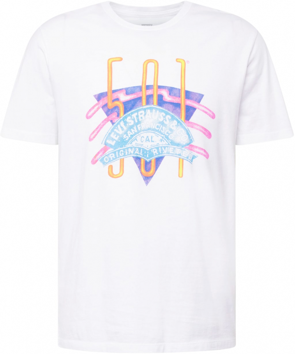 LEVI'S ® Tričko 'Graphic Crewneck Tee'  zmiešané farby / biela