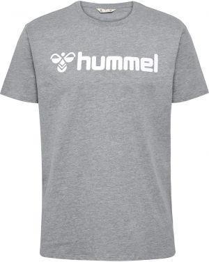 Hummel Tričko 'Go 2.0'  sivá melírovaná / biela