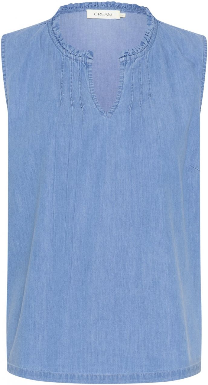 Cream Blúzka 'Vanni'  modrá denim