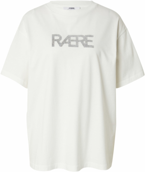 RÆRE by Lorena Rae Tričko 'Stina'  sivá melírovaná / biela