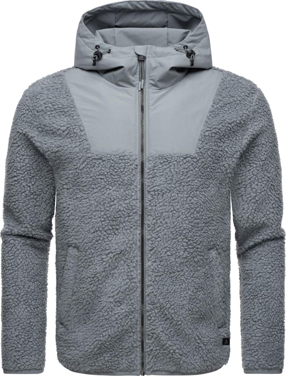 Ragwear Funkčná flisová bunda 'Adar'  kamenná / čierna