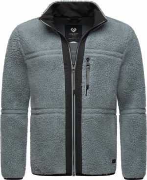 Ragwear Funkčná flisová bunda 'Noory'  čadičová / čierna