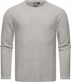Ragwear Sveter 'Knitson'  sivá melírovaná