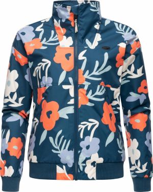 Ragwear Funkčná bunda 'Goona'  petrolejová / pastelovo zelená / oranžová