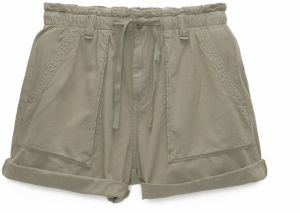 Pull&Bear Nohavice  kaki