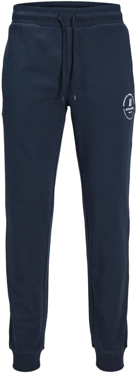 Jack & Jones Plus Nohavice 'Gordon'  námornícka modrá / biela