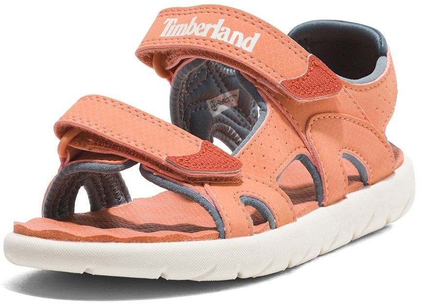 TIMBERLAND Otvorená obuv 'Perkins'  homárová / svetlooranžová / biela