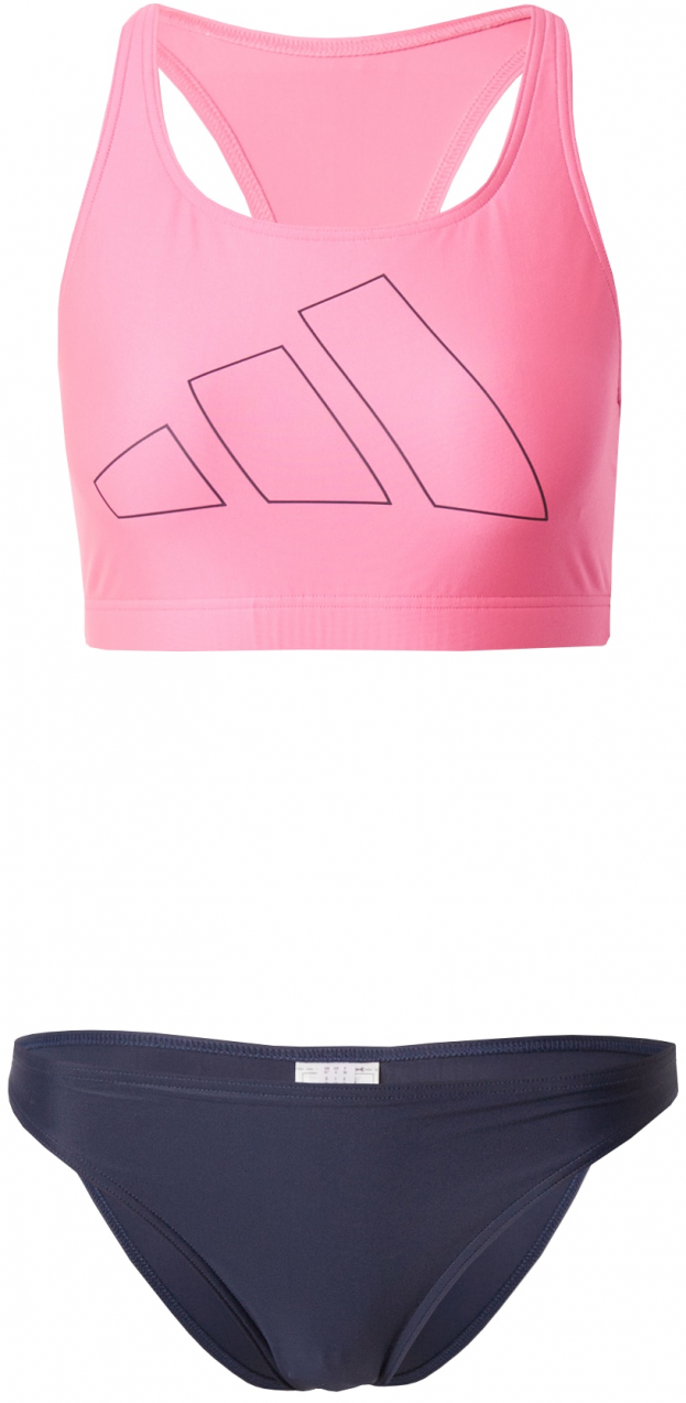 ADIDAS PERFORMANCE Športové bikiny 'Big Bars'  námornícka modrá / ružová