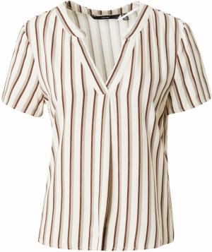 VERO MODA Blúzka 'MYMILO'  béžová / hnedá / kamenná
