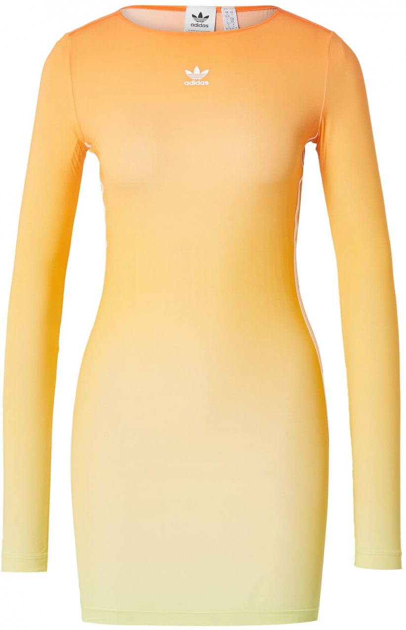 ADIDAS ORIGINALS Šaty  mätová / oranžová / biela