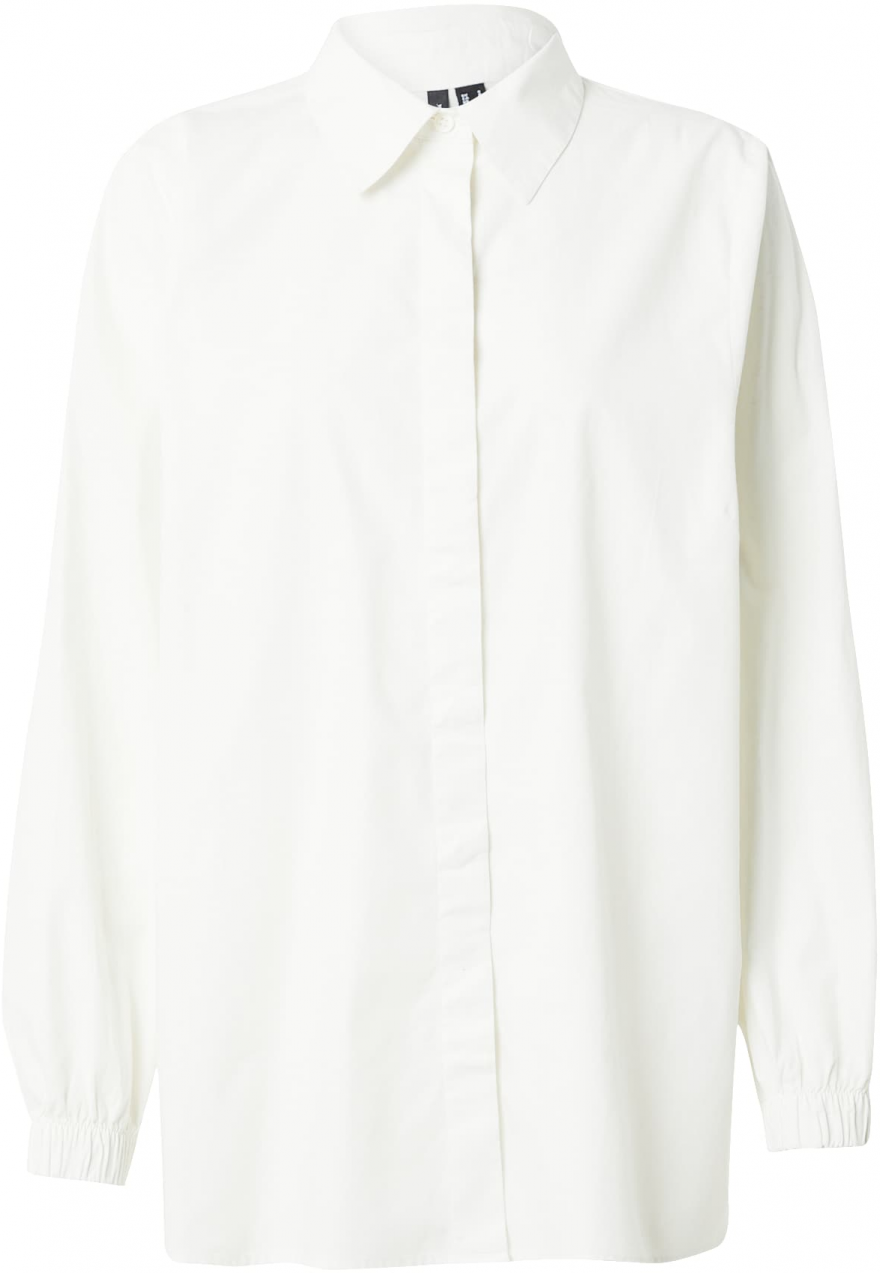 VERO MODA Blúzka 'CHARLOTTE'  šedobiela