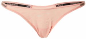 Calvin Klein Underwear Tangá  béžová / koralová