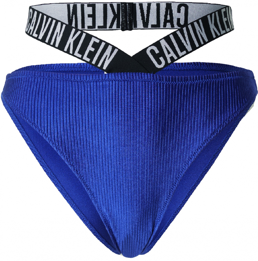 Calvin Klein Swimwear Bikinové nohavičky 'Intense Power'  modrá / čierna / biela