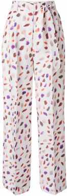 Essentiel Antwerp Nohavice s pukmi 'Frankrijk'  sivá / fialová / koralová / biela