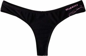 Bershka Bikinové nohavičky  ružová / čierna / biela