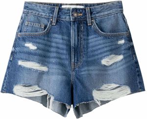 Bershka Džínsy  modrá denim