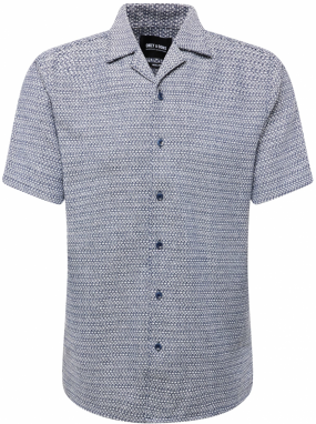 Only & Sons Košeľa 'NASH'  námornícka modrá / biela