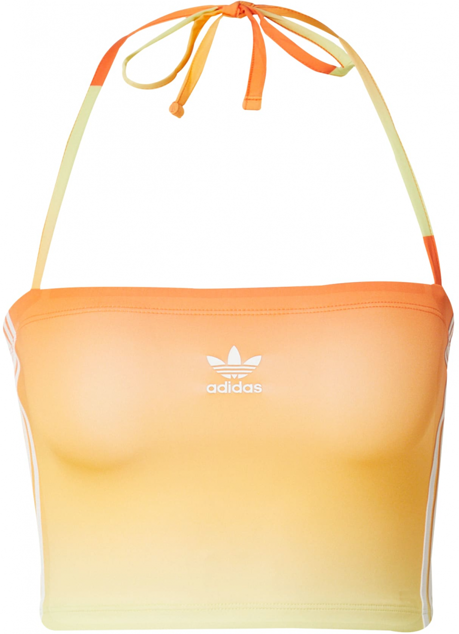 ADIDAS ORIGINALS Top  oranžová / svetlooranžová / biela