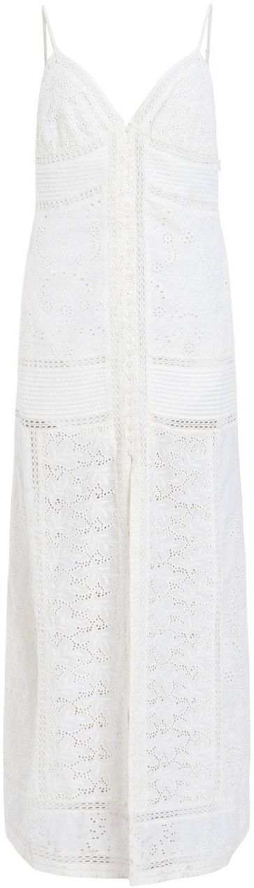 AllSaints Šaty 'DAHLIA'  šedobiela