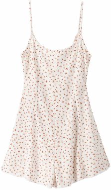 Bershka Overal  zelená / červená / biela