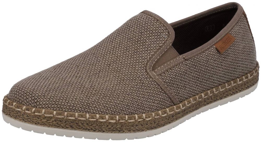 Rieker Espadrilky  žltohnedá / hnedá