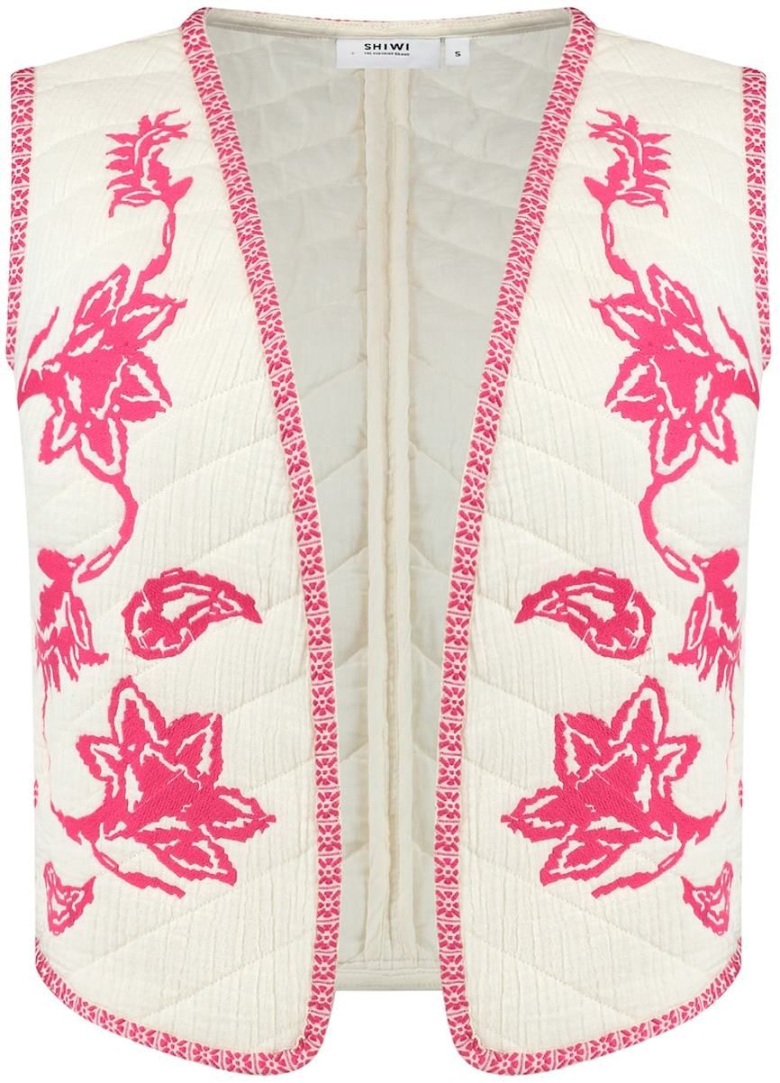 Shiwi Vesta 'GILET'  ružová / biela