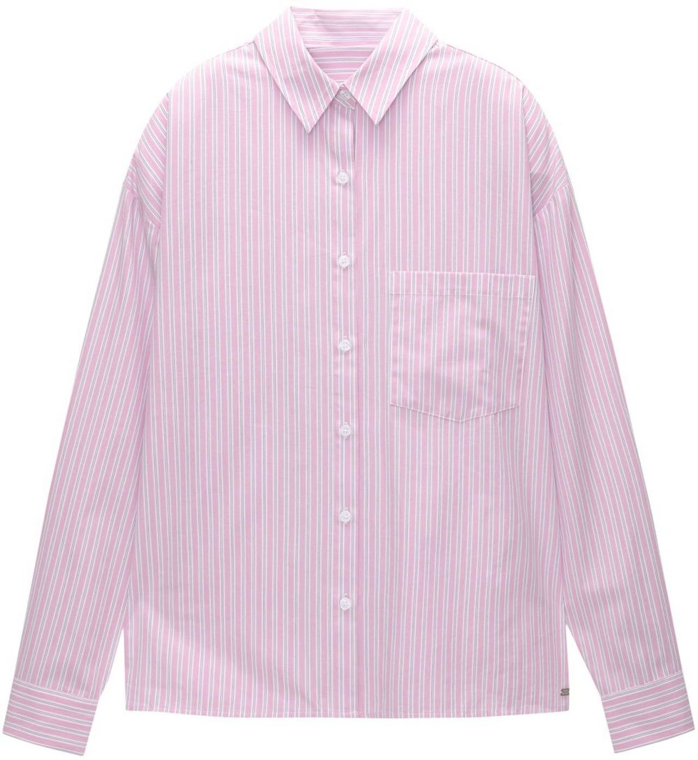 Pull&Bear Tričká na spanie  fialová / eozín / biela