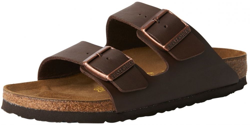 BIRKENSTOCK Šľapky 'Arizona'  tmavohnedá