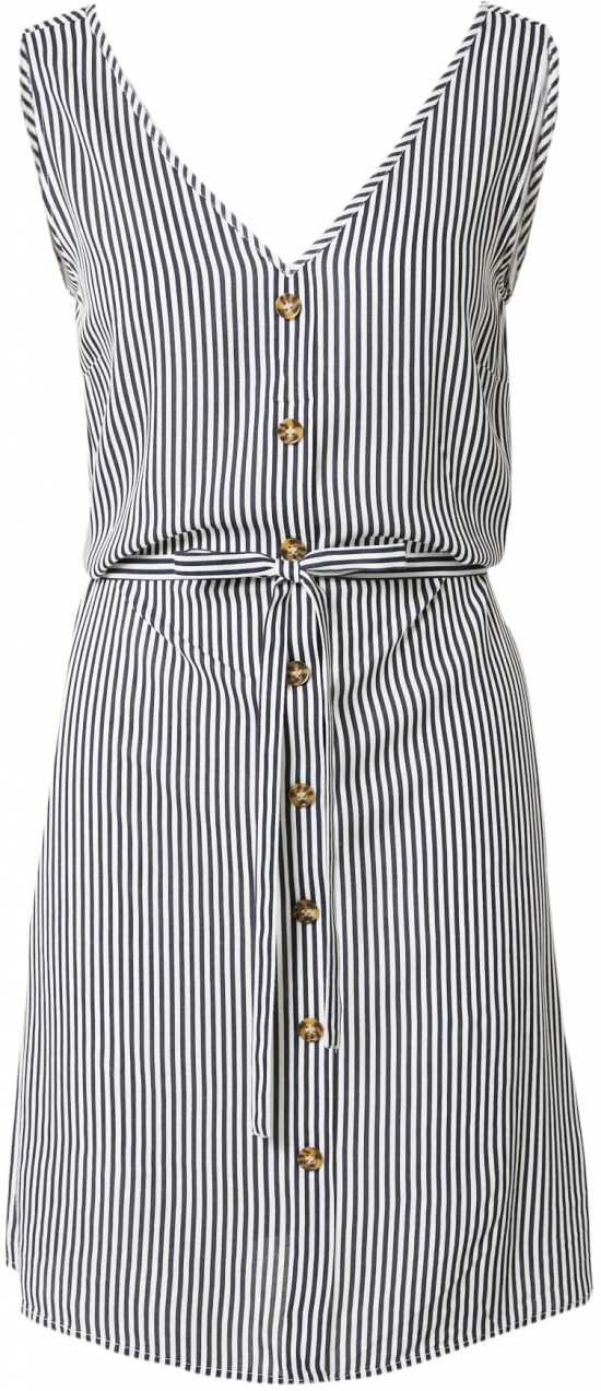 VERO MODA Šaty 'Bumpy'  čierna / biela