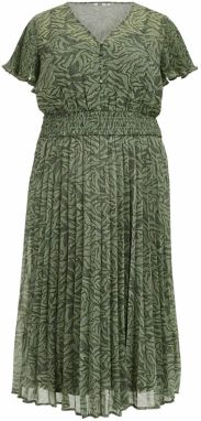 WE Fashion Šaty  tmavozelená