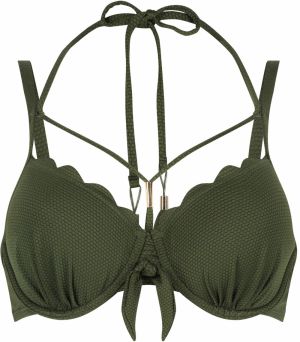 Hunkemöller Bikinový top  zelená