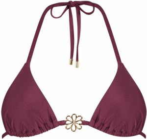 Hunkemöller Bikinový top 'Yucatan'  zlatá / vínovo červená