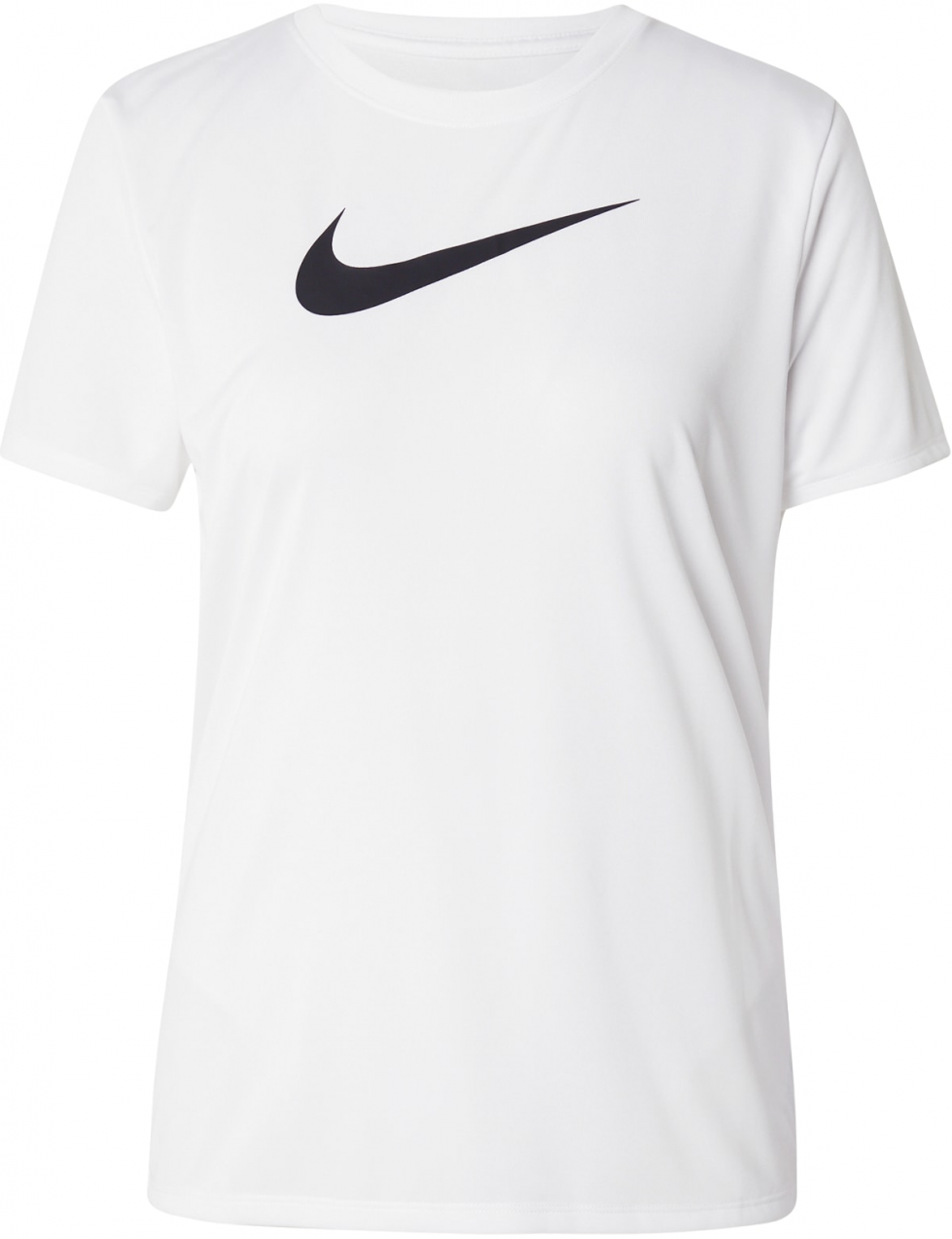 NIKE Funkčné tričko  čierna / biela
