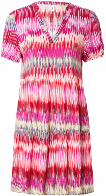 ONLY Šaty 'Nova Thea'  svetlomodrá / fuksia / pastelovo ružová / krvavo červená