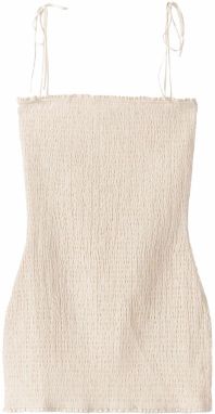 Bershka Letné šaty  piesková