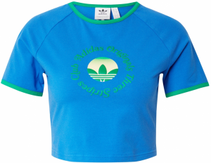ADIDAS ORIGINALS Tričko  azúrová / pastelovo žltá / zelená