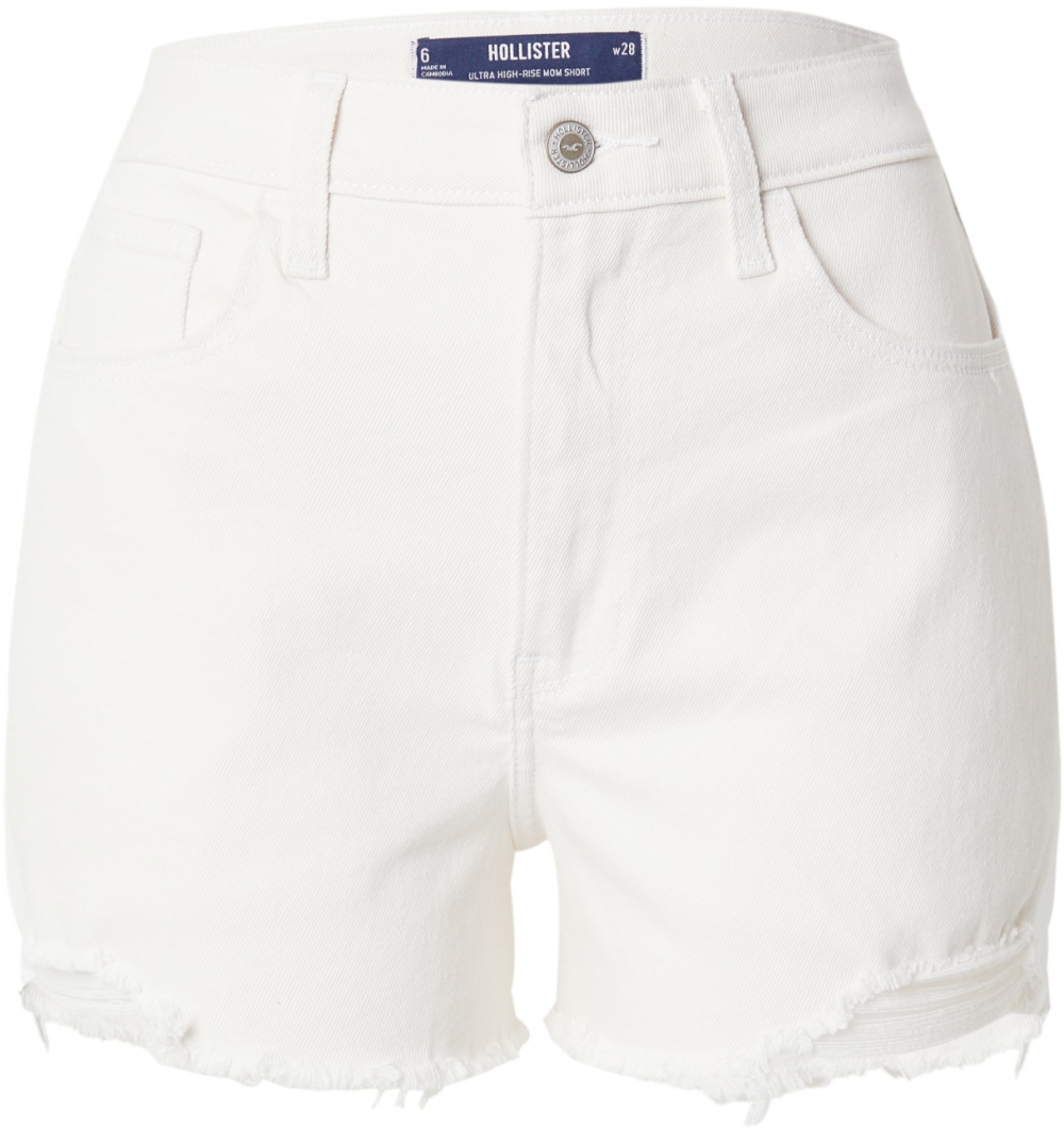 HOLLISTER Džínsy  biely denim