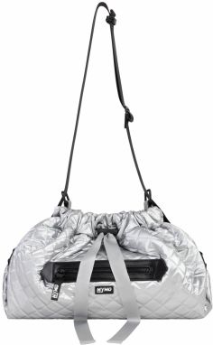 myMo ATHLSR Športová taška  čierna / strieborná / biela