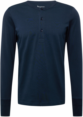 KnowledgeCotton Apparel Tričko  námornícka modrá