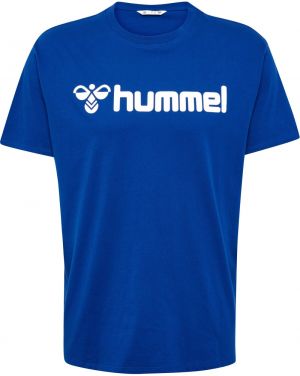Hummel Tričko 'Go 2.0'  kobaltovomodrá / šedobiela