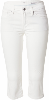 QS Džínsy  biely denim