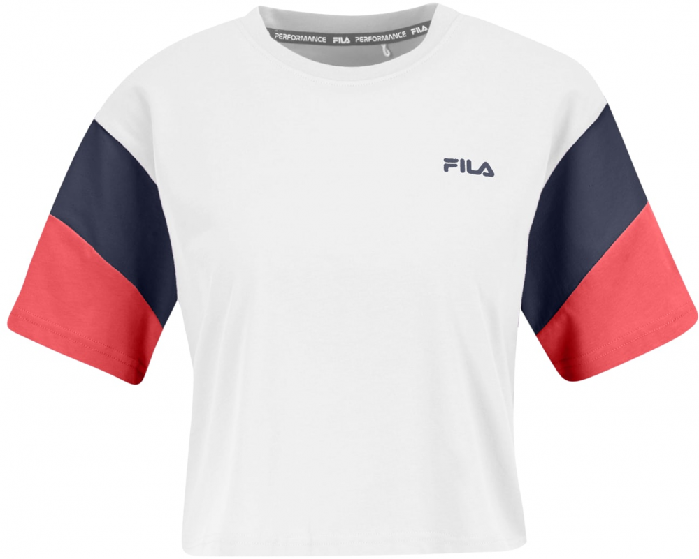 FILA Funkčné tričko 'TEMI'  tmavomodrá / červená / biela