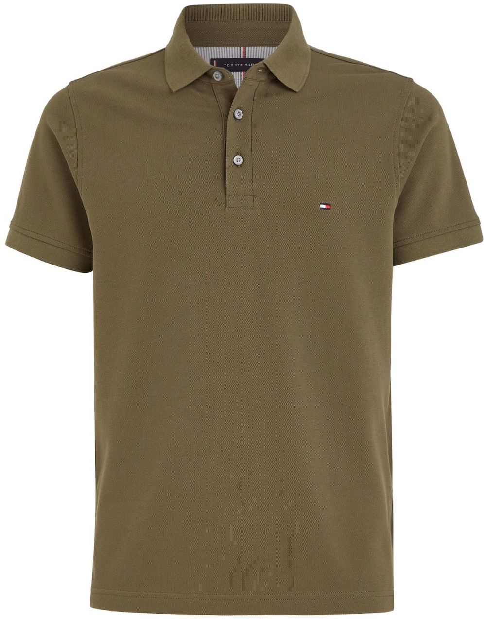 TOMMY HILFIGER Tričko  námornícka modrá / olivová / červená / biela