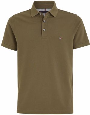 TOMMY HILFIGER Tričko  námornícka modrá / olivová / červená / biela