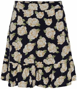 PIECES Sukňa 'Nya'  tmavomodrá / zelená / oranžová / biela